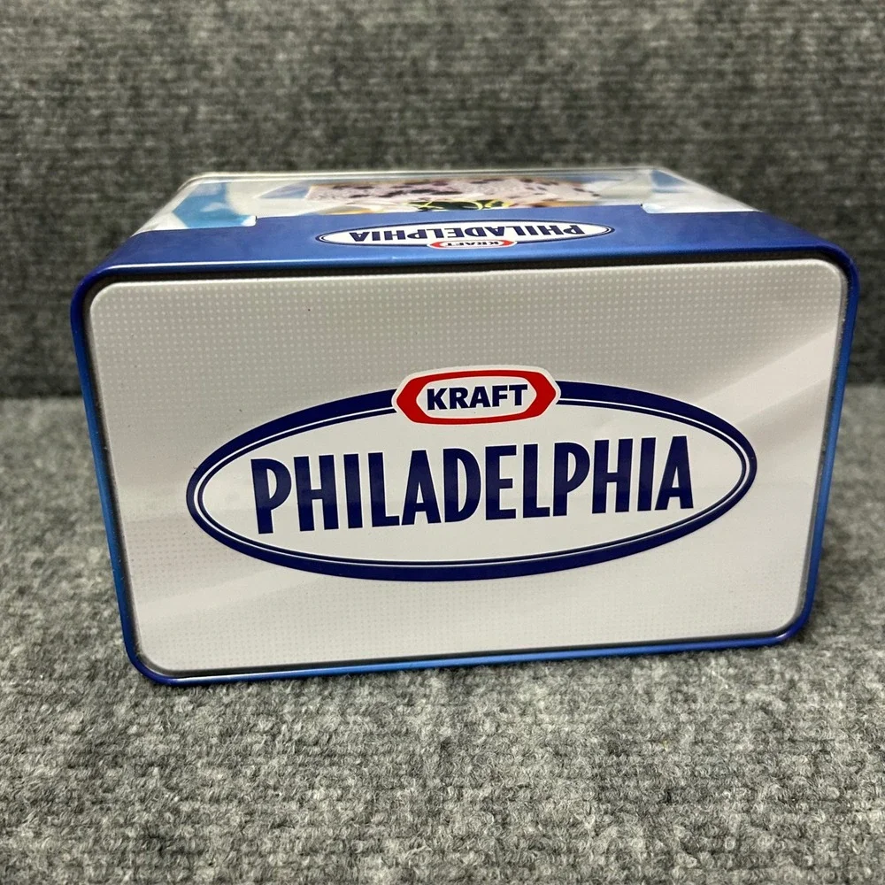 Kraft Philadelphia Cream Cheese Recipe Collection Tin with Cards 2008 Vintage